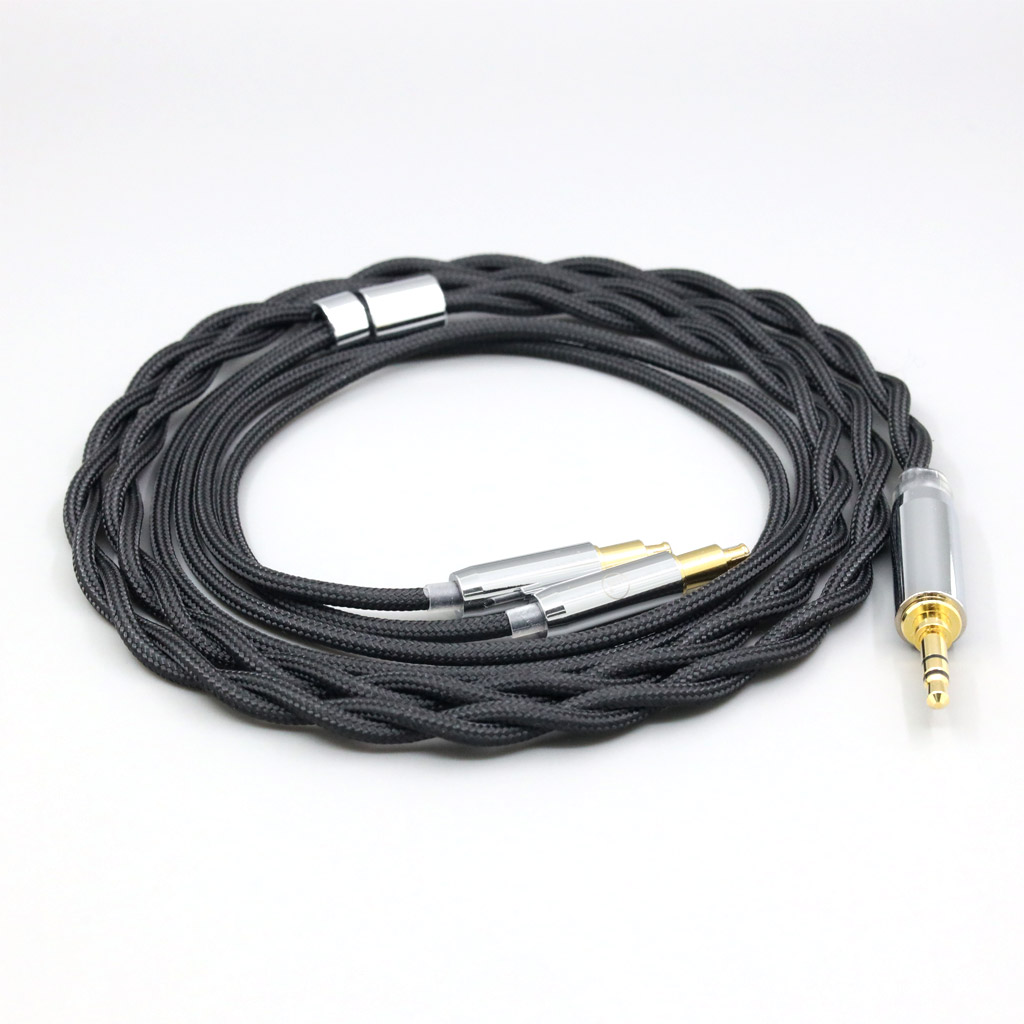 Nylon 99% Pure Silver Palladium Graphene Gold Shield Cable For Audio Technica ATH-ADX5000 MSR7b 770H 990H A2DC