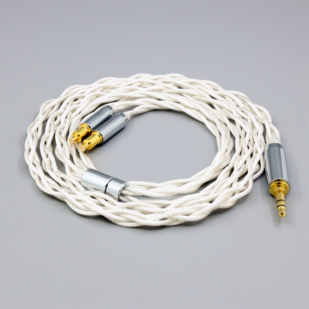 Graphene 7N OCC Silver Plated Type2 Earphone Cable For Audio Technica ATH-ADX5000 MSR7b 770H 990H A2DC