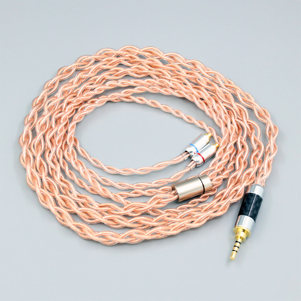 4 Core 1.7mm Litz HiFi-OFC Earphone Braided Cable For AKG N5005 N30 N40 MMCX Sennheiser IE300 IE900