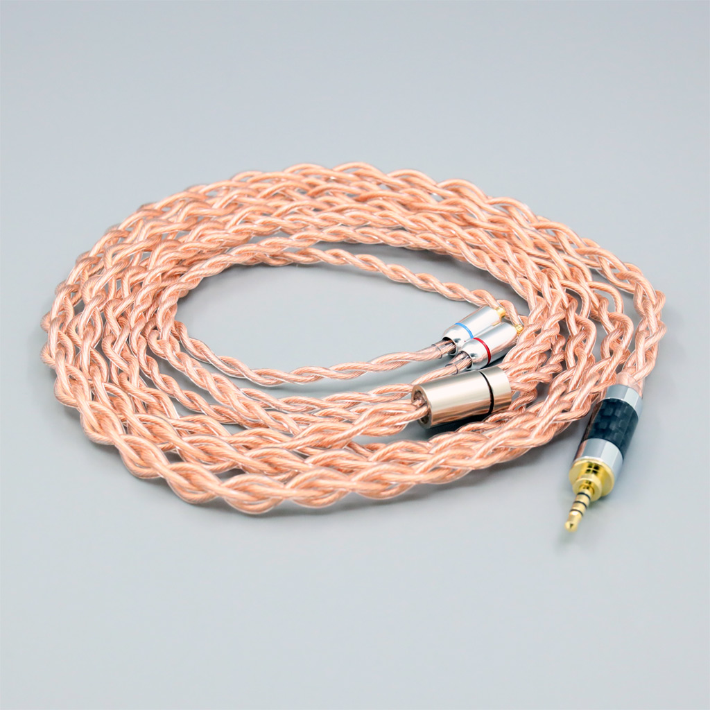 4 Core 1.7mm Litz HiFi-OFC Earphone Braided Cable For AKG N5005 N30 N40 MMCX Sennheiser IE300 IE900