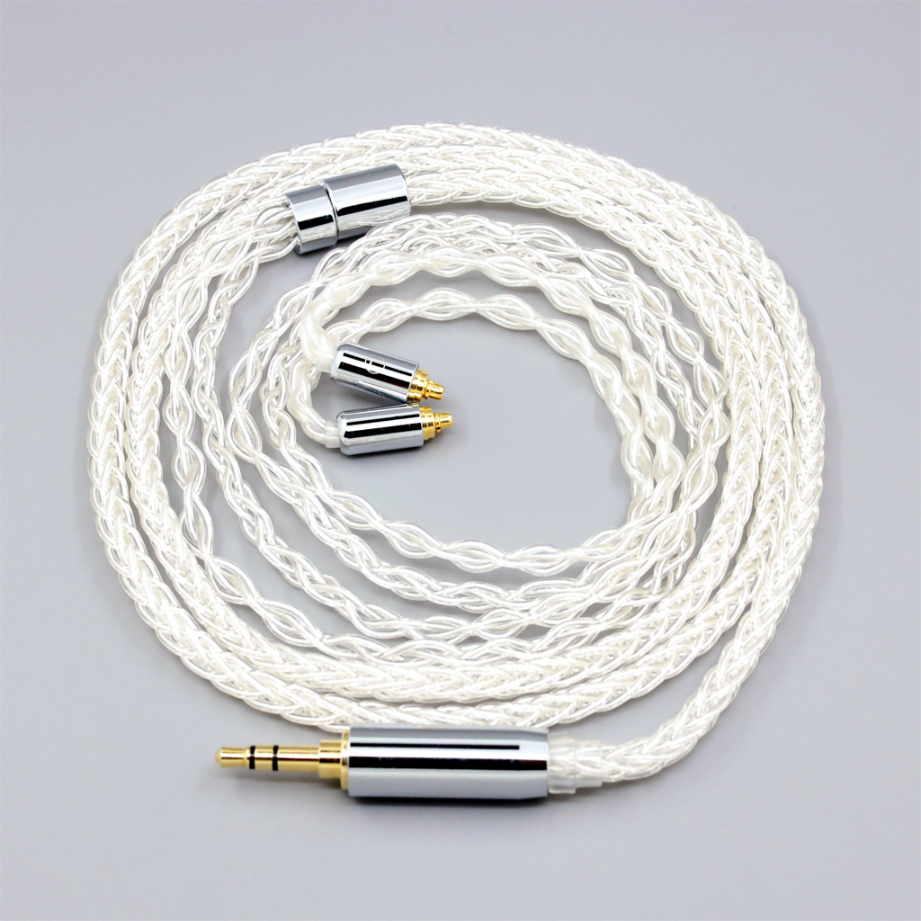 8 Core 99% 7n Pure Silver Palladium Earphone Cable For AKG N5005 N30 N40 MMCX Earphone