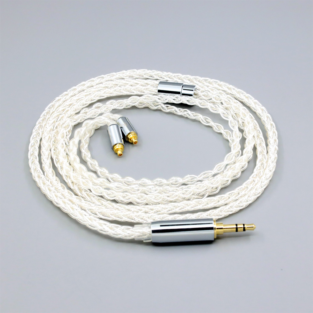 8 Core 99% 7n Pure Silver Palladium Earphone Cable For Sennheiser IE200 IE300 IE900 IE600