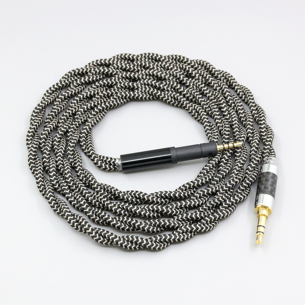 2 Core 2.8mm Litz OFC Earphone Shield Braided Sleeve Cable For Sennheiser HD599 HD569 HD 560S HD559 hd560s