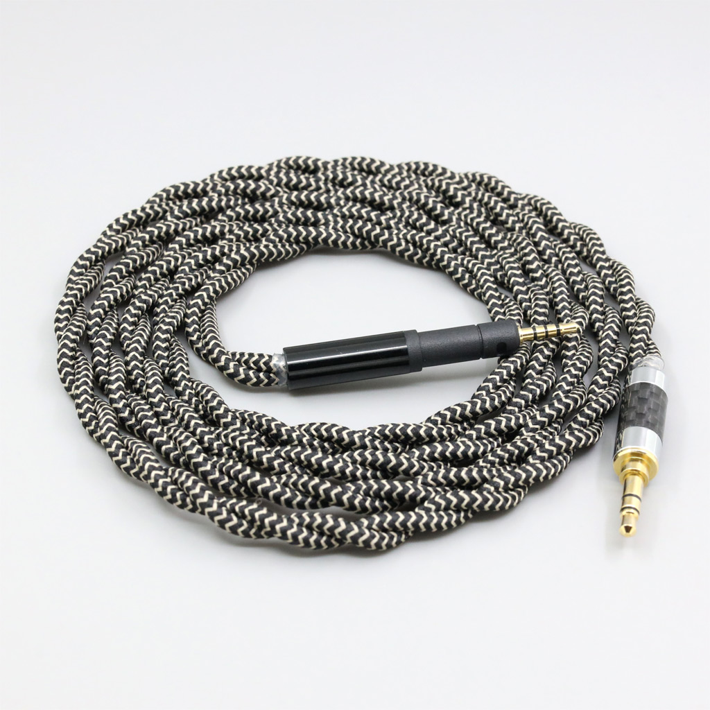 2 Core 2.8mm Litz OFC Earphone Shield Braided Sleeve Cable For Sennheiser HD599 HD569 HD 560S HD559 hd560s