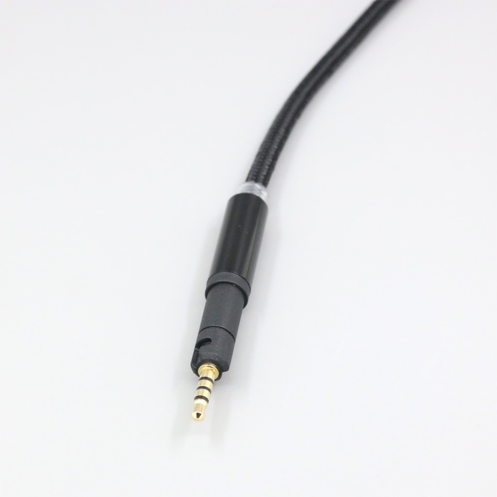 Black Super Soft Headphone Nylon OFC Cable For Sennheiser HD599 HD569 HD 560S HD559 hd560s