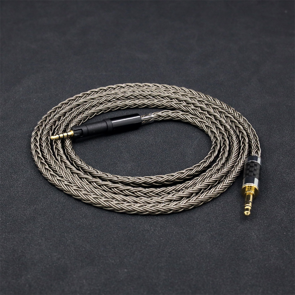 16 Core Grey Silver Plated Earphone Cable For Sennheiser HD599 HD569 HD 560S HD559 hd560s