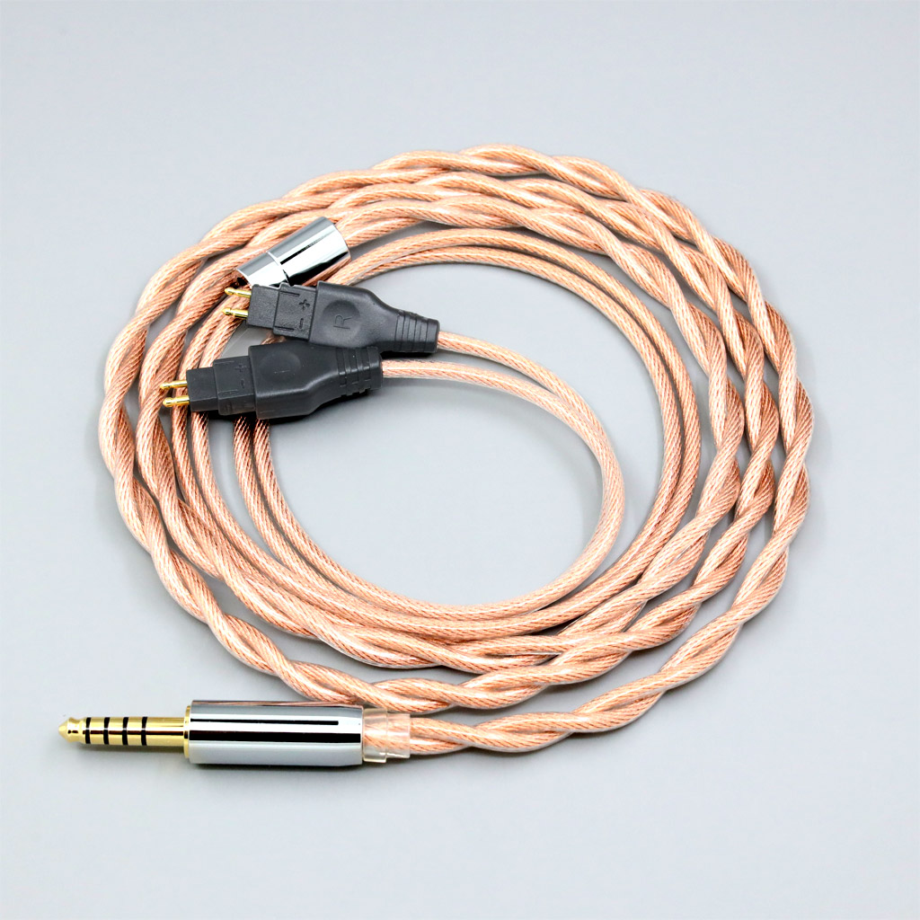 Type6 756 core Shielding 7n Litz OCC Earphone Cable For Sennheiser HD580 HD600 HD650 HDxxx HD660S HD58x HD6xx