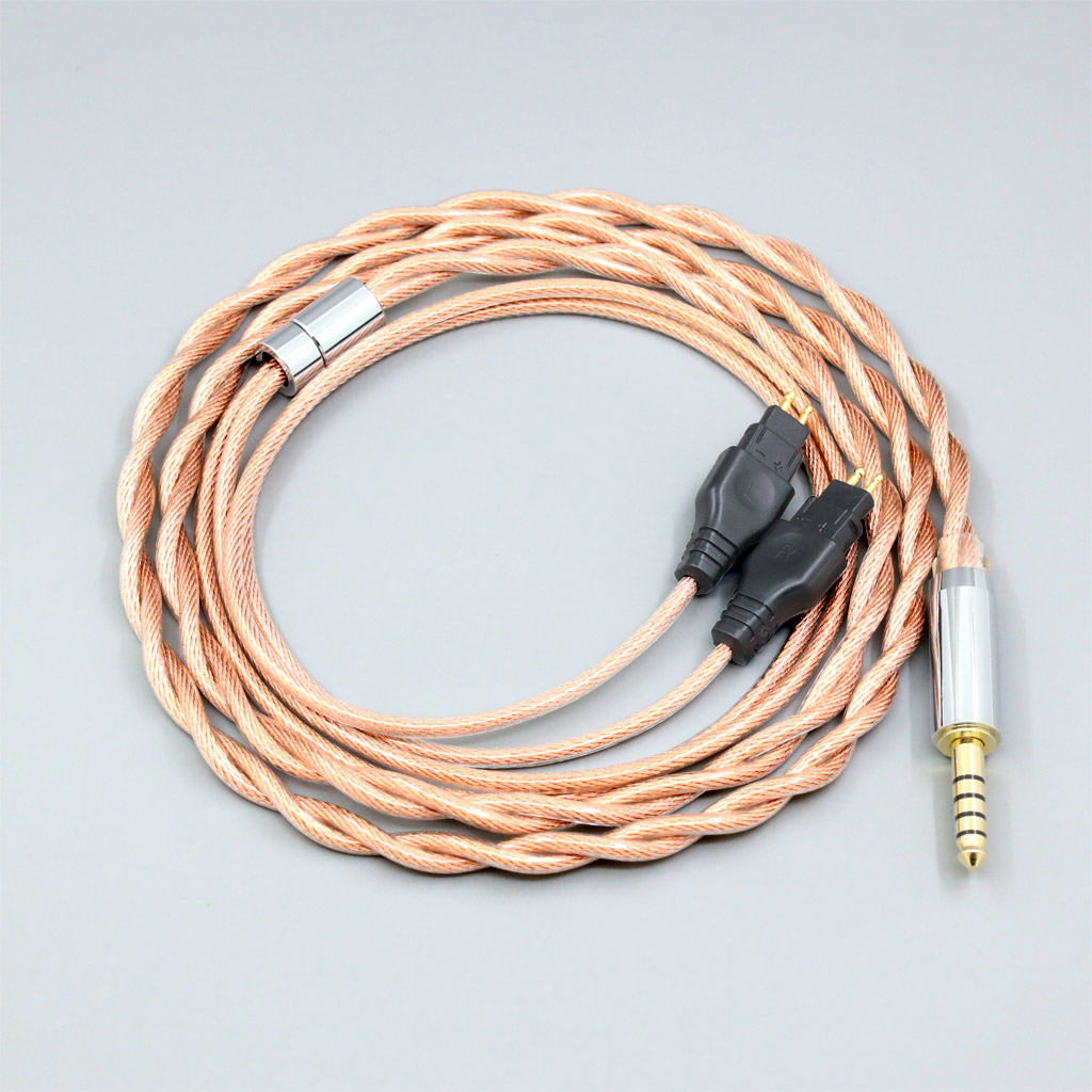 Type6 756 core Shielding 7n Litz OCC Earphone Cable For Sennheiser HD580 HD600 HD650 HDxxx HD660S HD58x HD6xx