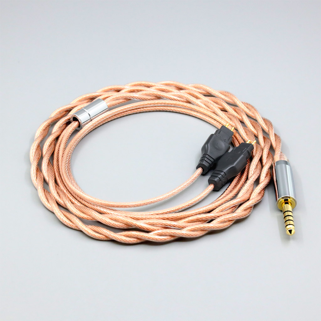 Type6 756 core Shielding 7n Litz OCC Earphone Cable For Sennheiser HD580 HD600 HD650 HDxxx HD660S HD58x HD6xx