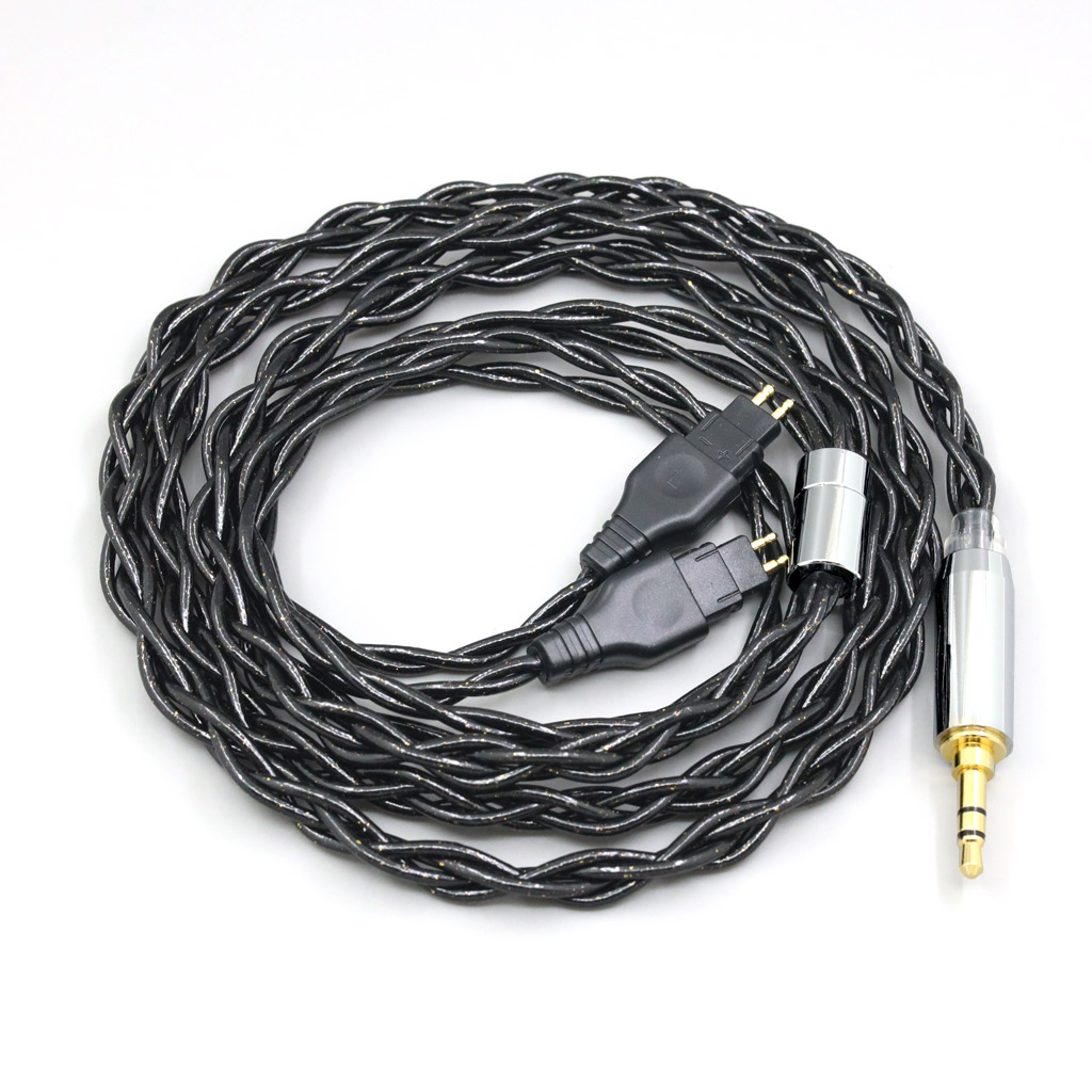 99% Pure Silver Palladium Graphene Floating Gold Cable For Sennheiser HD580 HD600 HD650 HDxxx HD660S HD58x HD6xx