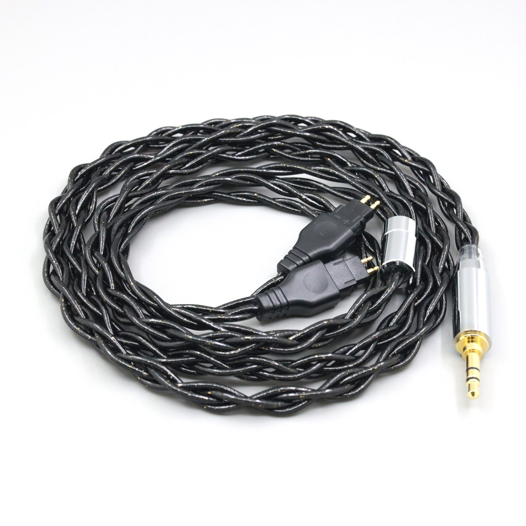 99% Pure Silver Palladium Graphene Floating Gold Cable For Sennheiser HD580 HD600 HD650 HDxxx HD660S HD58x HD6xx