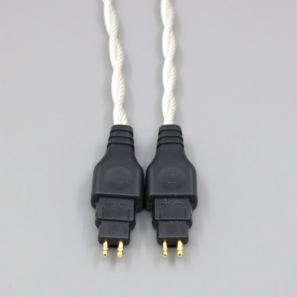 Graphene 7N OCC Silver Plated Coaxial Earphone Cable For Sennheiser HD580 HD600 HD650 HDxxx HD660S HD58x HD6xx
