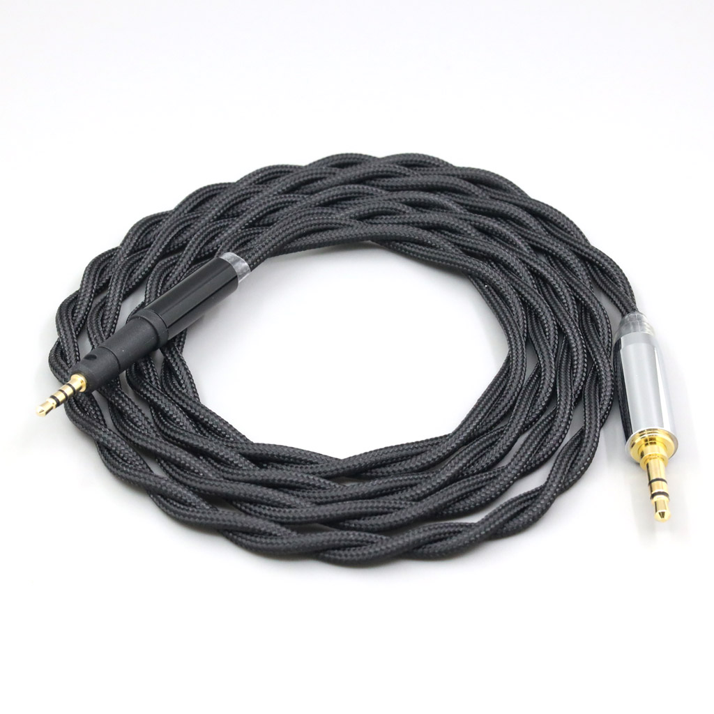 Nylon 99% Pure Silver Palladium Graphene Gold Shield Cable For Sennheiser HD599 HD569 HD 560S HD559 hd560s