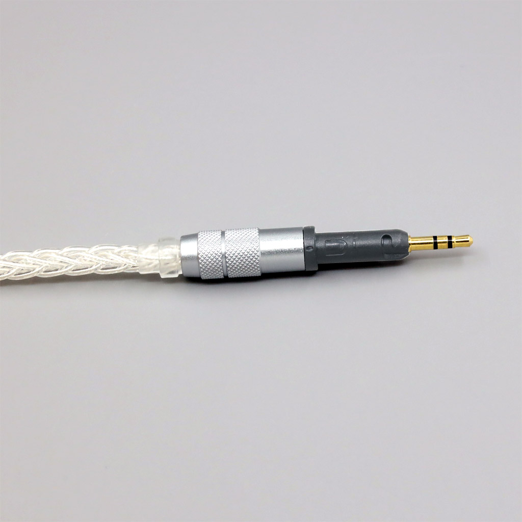 8 Core 99% 7n Pure Silver Palladium Earphone Cable For Sennheiser HD6 HD7 HD8 MIX DJ HD595 4 core