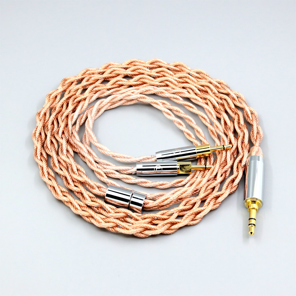 Graphene 7N OCC Shielding Coaxial Mixed Earphone Cable For Sennheiser HD700 Headphone 2.5mm pin 4 core 1.8mm