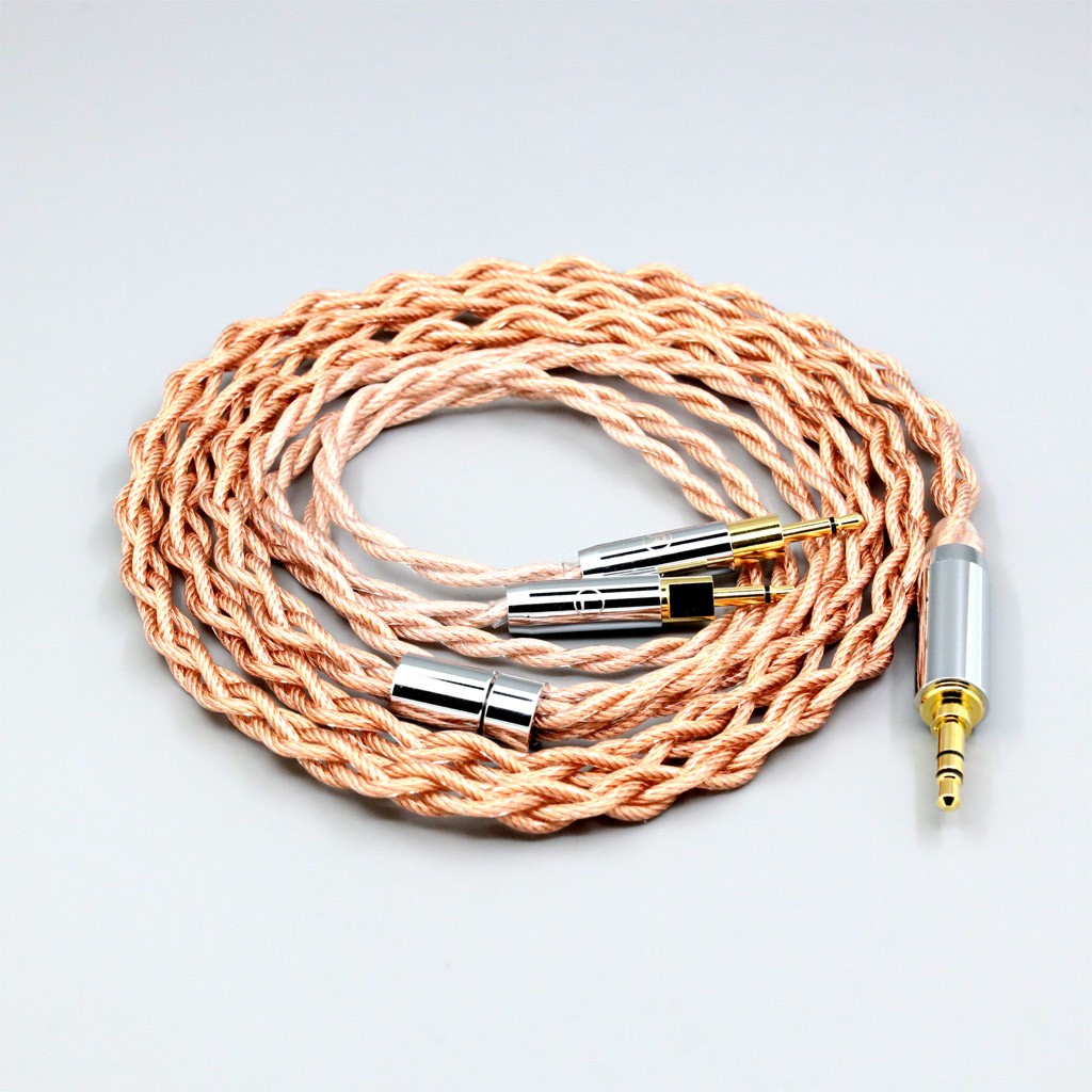 Graphene 7N OCC Shielding Coaxial Mixed Earphone Cable For Sennheiser HD700 Headphone 2.5mm pin 4 core 1.8mm