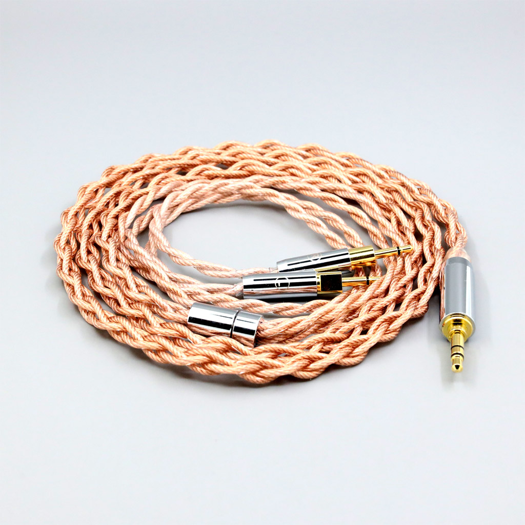 Graphene 7N OCC Shielding Coaxial Mixed Earphone Cable For Sennheiser HD700 Headphone 2.5mm pin 4 core 1.8mm