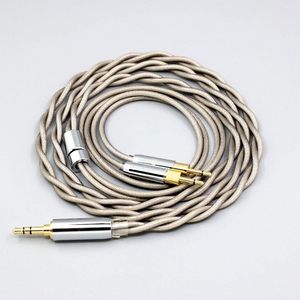 Type6 756 core 7n Litz OCC Silver Plated Earphone Cable For Sennheiser HD700 Headphone 2.5mm pin 2 core 2.8mm