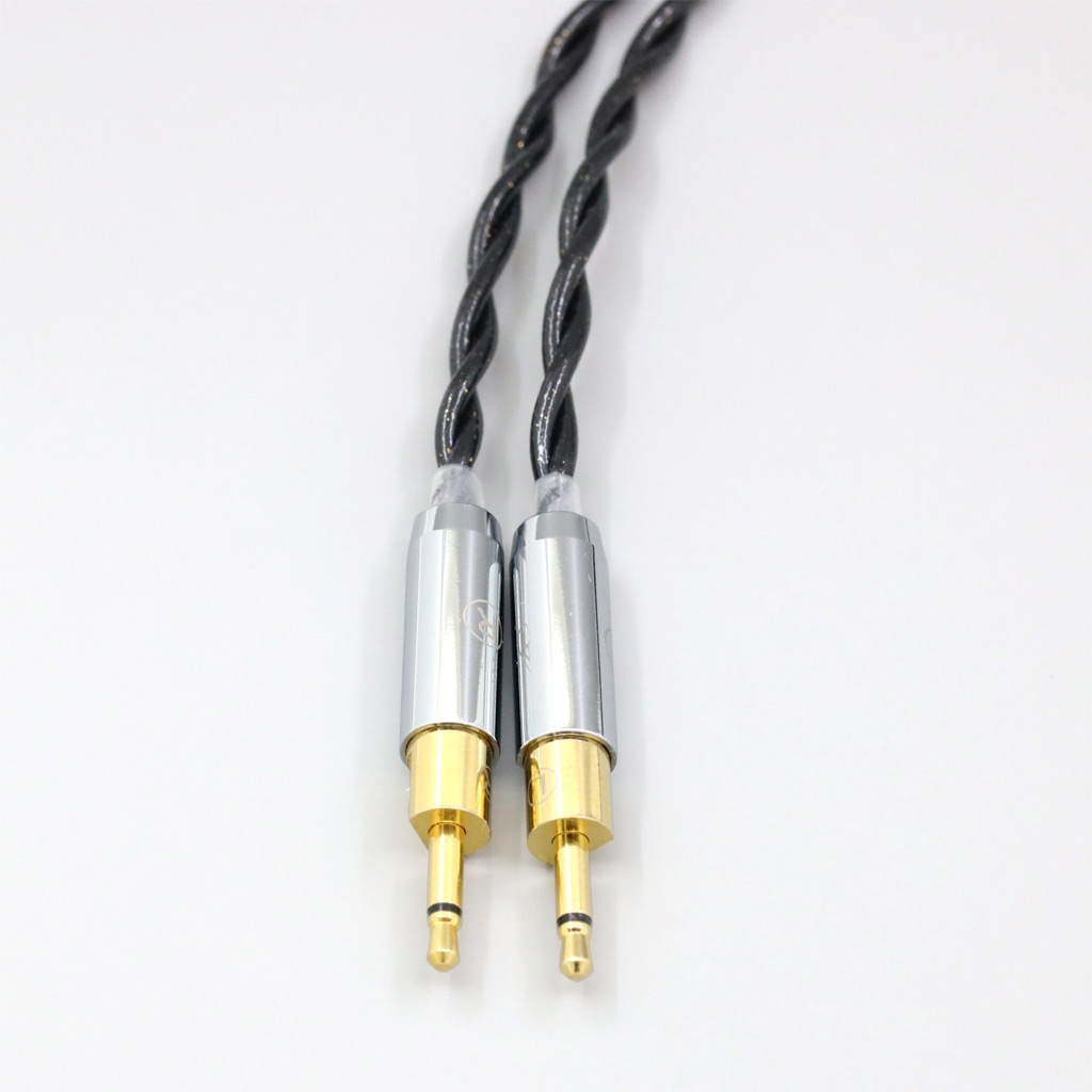 99% Pure Silver Palladium Graphene Floating Gold Cable For Sennheiser HD700 Headphone 2.5mm pin 4 core Braided
