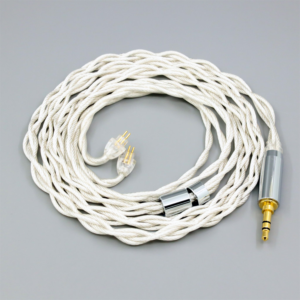 Graphene 7N OCC Silver Plated Type2 Earphone Cable For HiFiMan RE2000 Topology Diaphragm Dynamic Driver