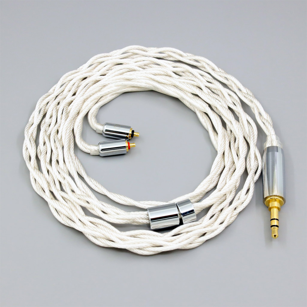 Graphene 7N OCC Silver Plated Type2 Earphone Cable For UE Live UE6 Pro Lighting SUPERBAX IPX 4 core