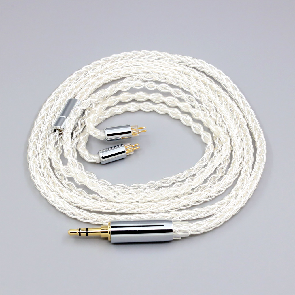 8 Core 99% 7n Pure Silver Palladium Earphone Cable For 0.78mm 2pin BA Westone W4r UM3X UM3RC JH13 High Step