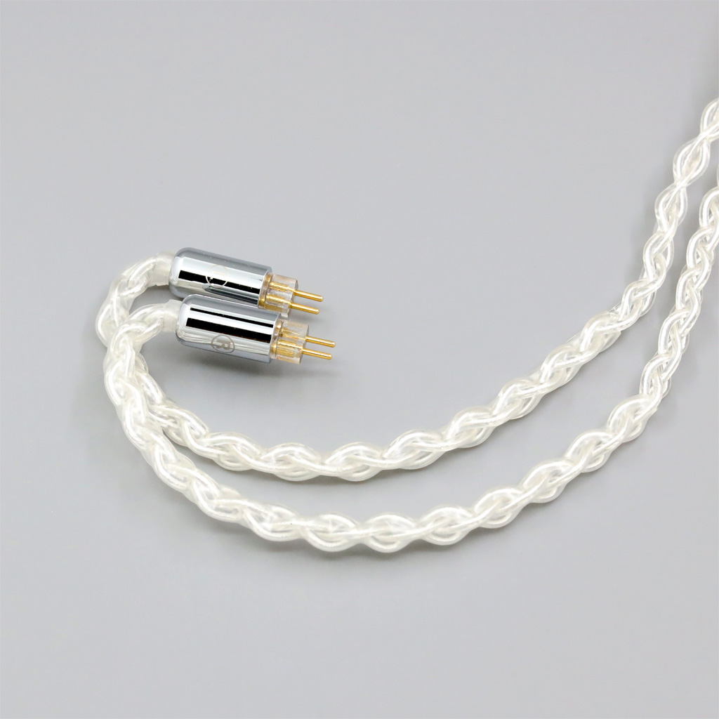 8 Core 99% 7n Pure Silver Palladium Earphone Cable For 0.78mm 2pin BA Westone W4r UM3X UM3RC JH13 High Step