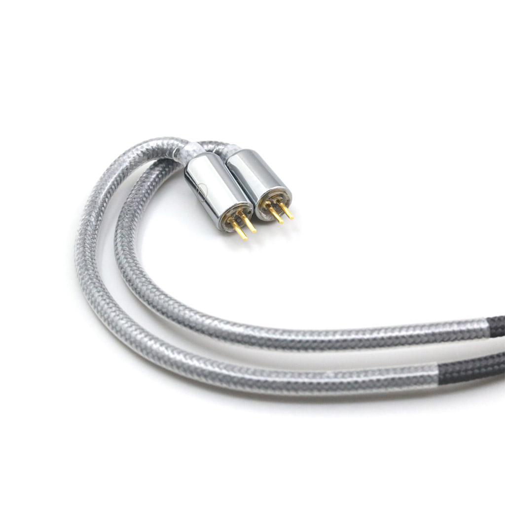 Nylon 99% Pure Silver Palladium Graphene Gold Shield Cable For 0.78mm Flat Step JH Audio JH16 Pro JH11 Pro 5 6 7 2pin