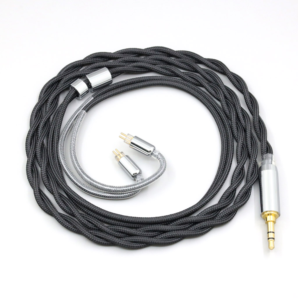 Nylon 99% Pure Silver Palladium Graphene Gold Shield Cable For 0.78mm 2pin BA Westone W4r UM3X UM3RC JH13 High Step