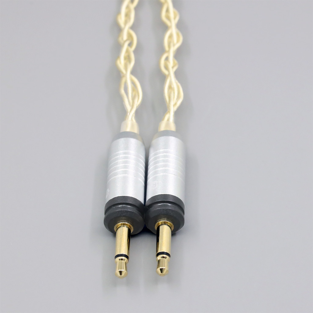 8 Core Gold Plated + Palladium Silver OCC Cable For Focal Clear Elear Elex Elegia Stellia Dual 3.5mm headphone plug