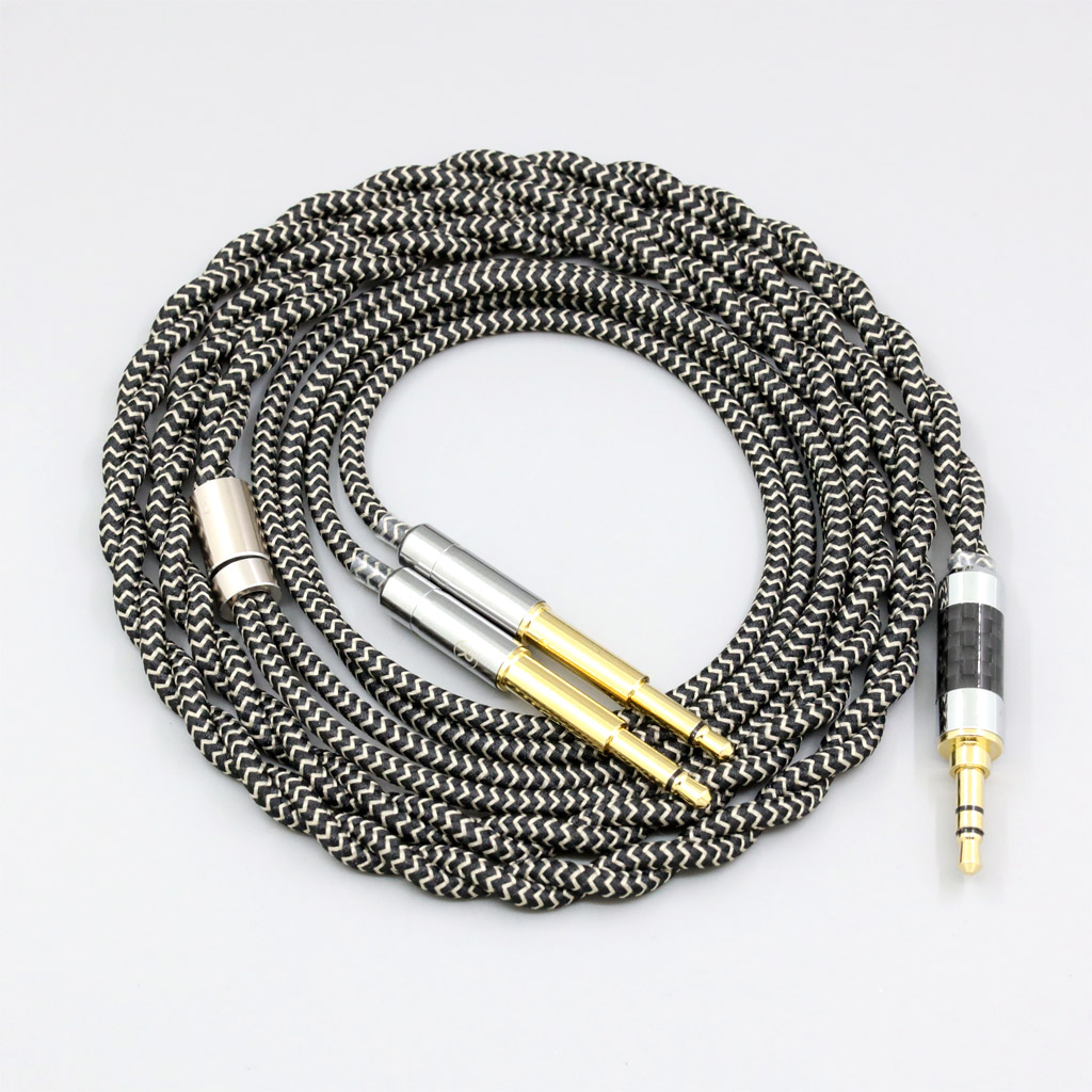 2 Core 2.8mm Litz OFC Earphone Shield Braided Sleeve Cable For Meze 99 meze99 Classics NEO NOIR Headset Headphone
