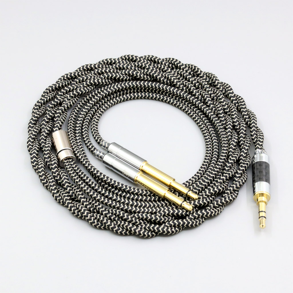 2 Core 2.8mm Litz OFC Earphone Shield Braided Sleeve Cable For Meze 99 meze99 Classics NEO NOIR Headset Headphone
