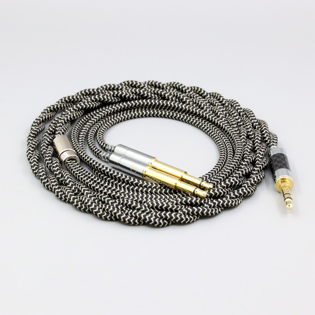 2 Core 2.8mm Litz OFC Earphone Shield Braided Sleeve Cable For Meze 99 meze99 Classics NEO NOIR Headset Headphone