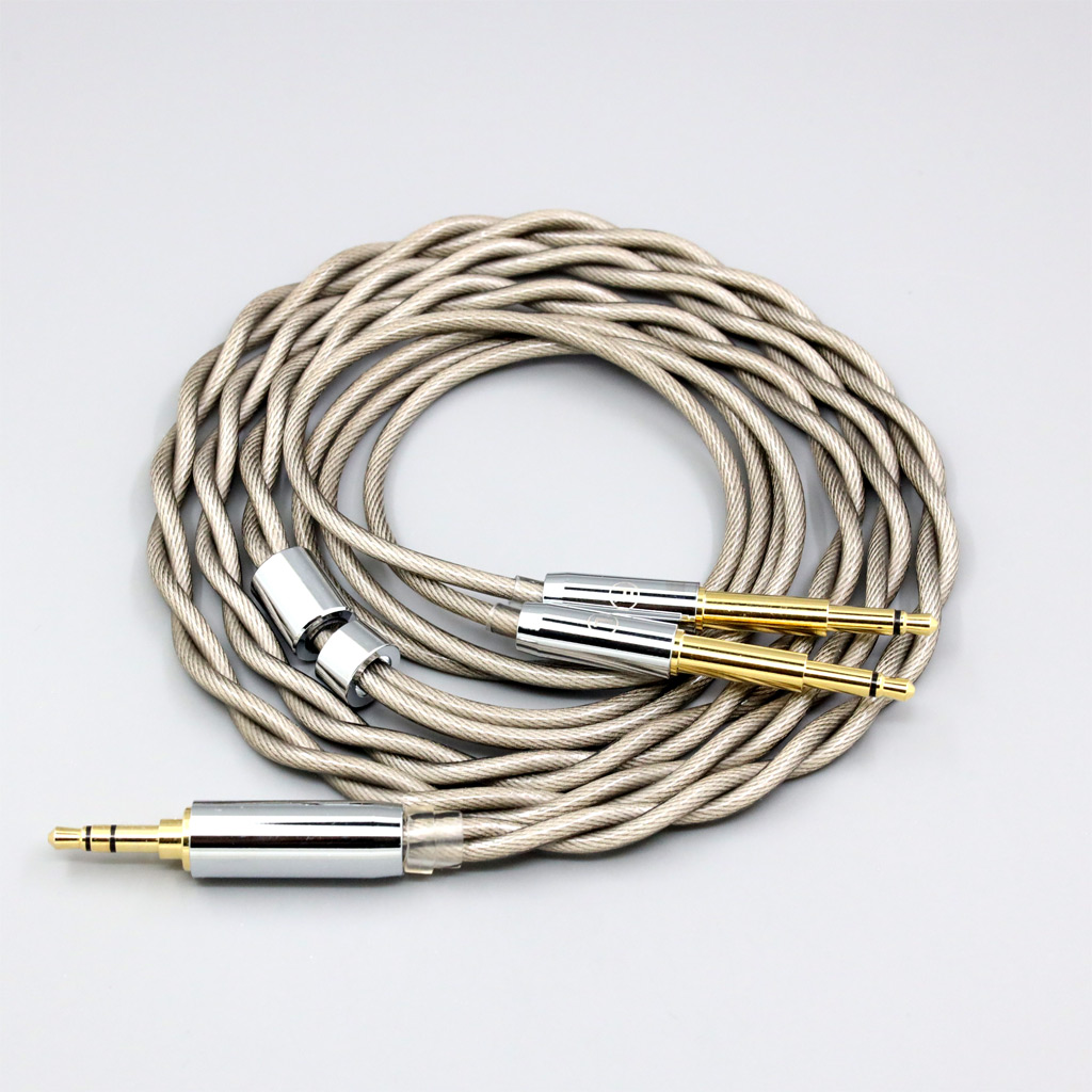 Type6 756 core 7n Litz OCC Silver Plated Earphone Cable For Meze 99 Classics NEO NOIR Headset Headphone