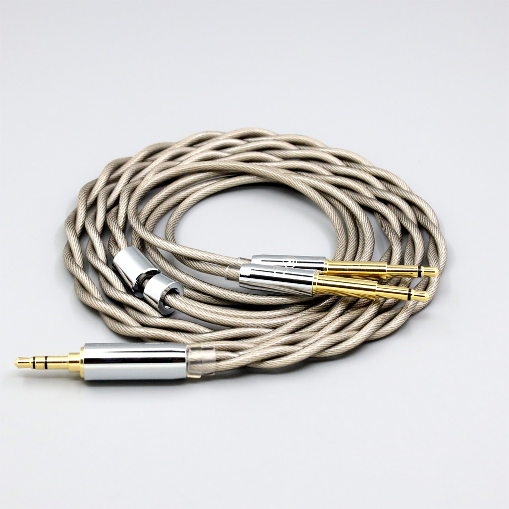 Type6 756 core 7n Litz OCC Silver Plated Earphone Cable For Meze 99 Classics NEO NOIR Headset Headphone