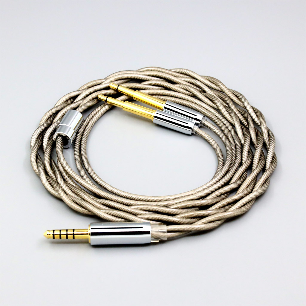 Type6 756 core 7n Litz OCC Silver Plated Earphone Cable For Meze 99 Classics NEO NOIR Headset Headphone