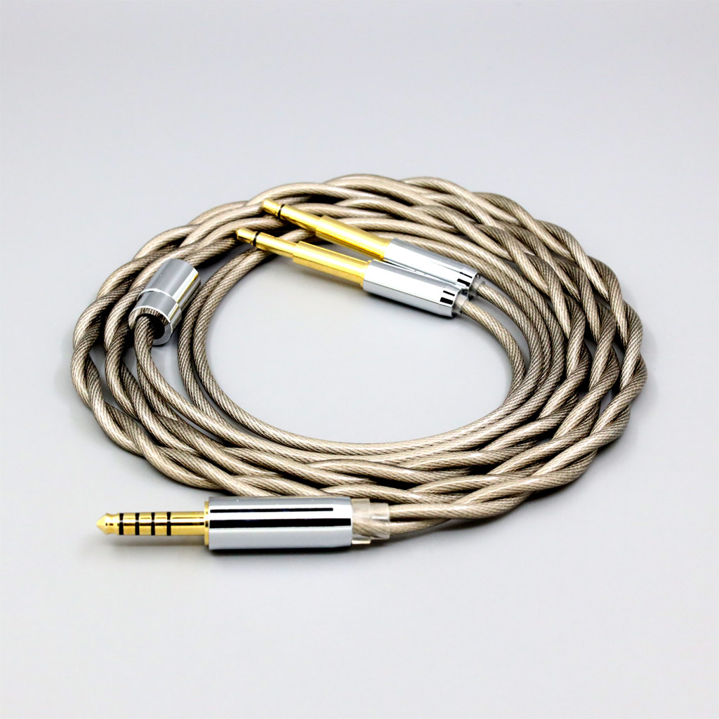 Type6 756 core 7n Litz OCC Silver Plated Earphone Cable For Meze 99 Classics NEO NOIR Headset Headphone