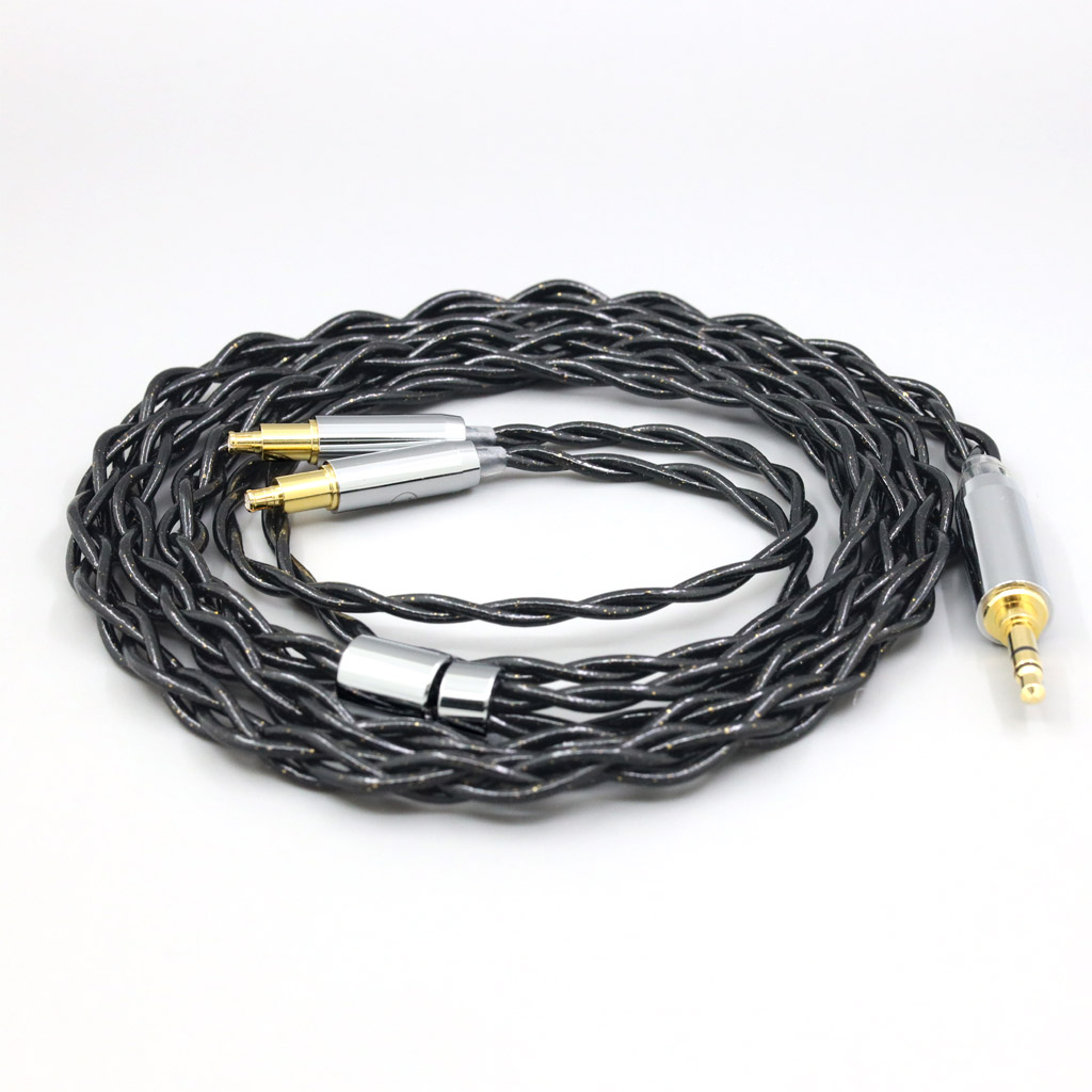 Nylon 99% Pure Silver Palladium Graphene Gold Shield Cable For Audio Technica ATH-ADX5000 ATH-MSR7b 770H 990H A2DC Headphone