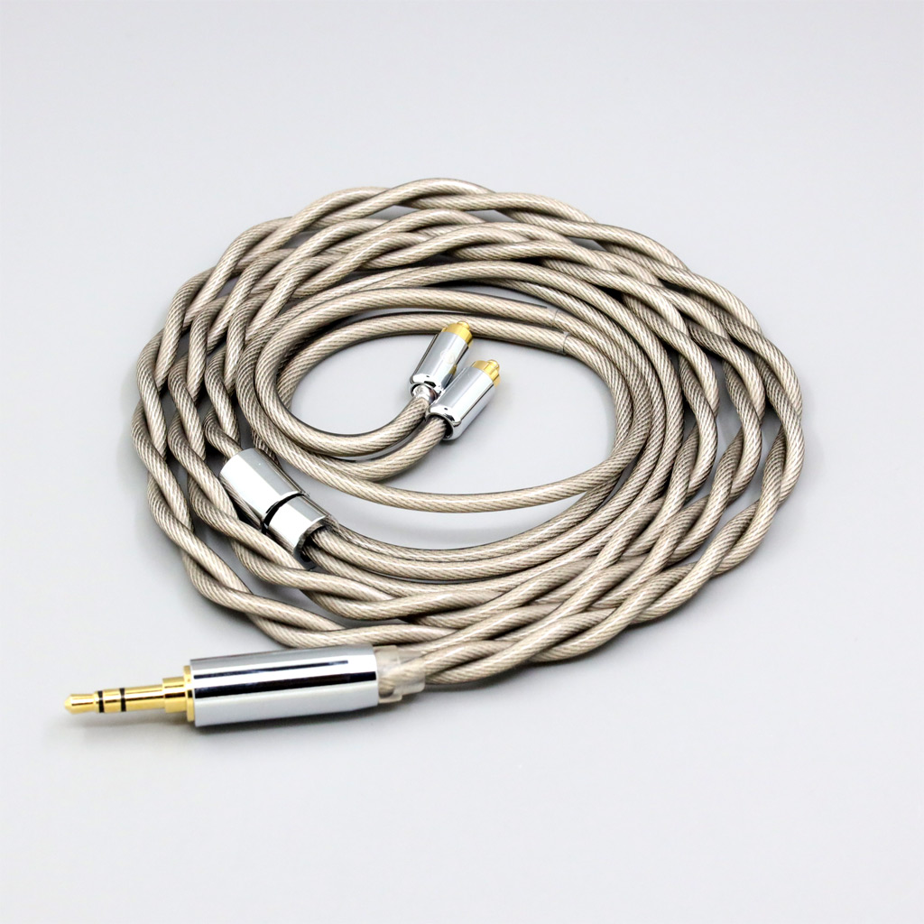 Type6 756 core 7n Litz OCC Silver Plated Earphone Cable For Dunu dn-2002 2 core 2.8mm