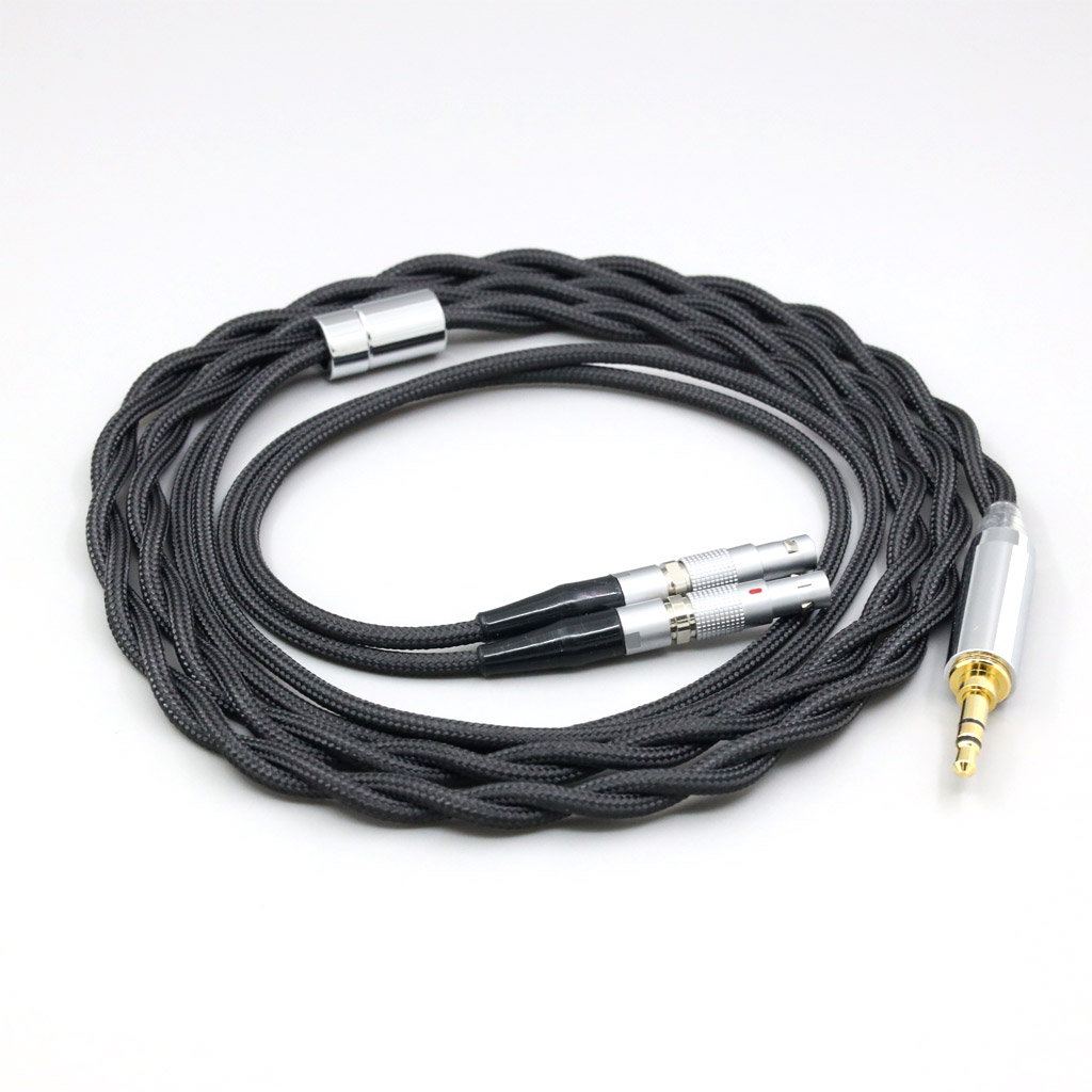 Nylon 99% Pure Silver Palladium Graphene Gold Shield Cable For Ultrasone Veritas Jubilee 25E 15 Edition ED 8EX