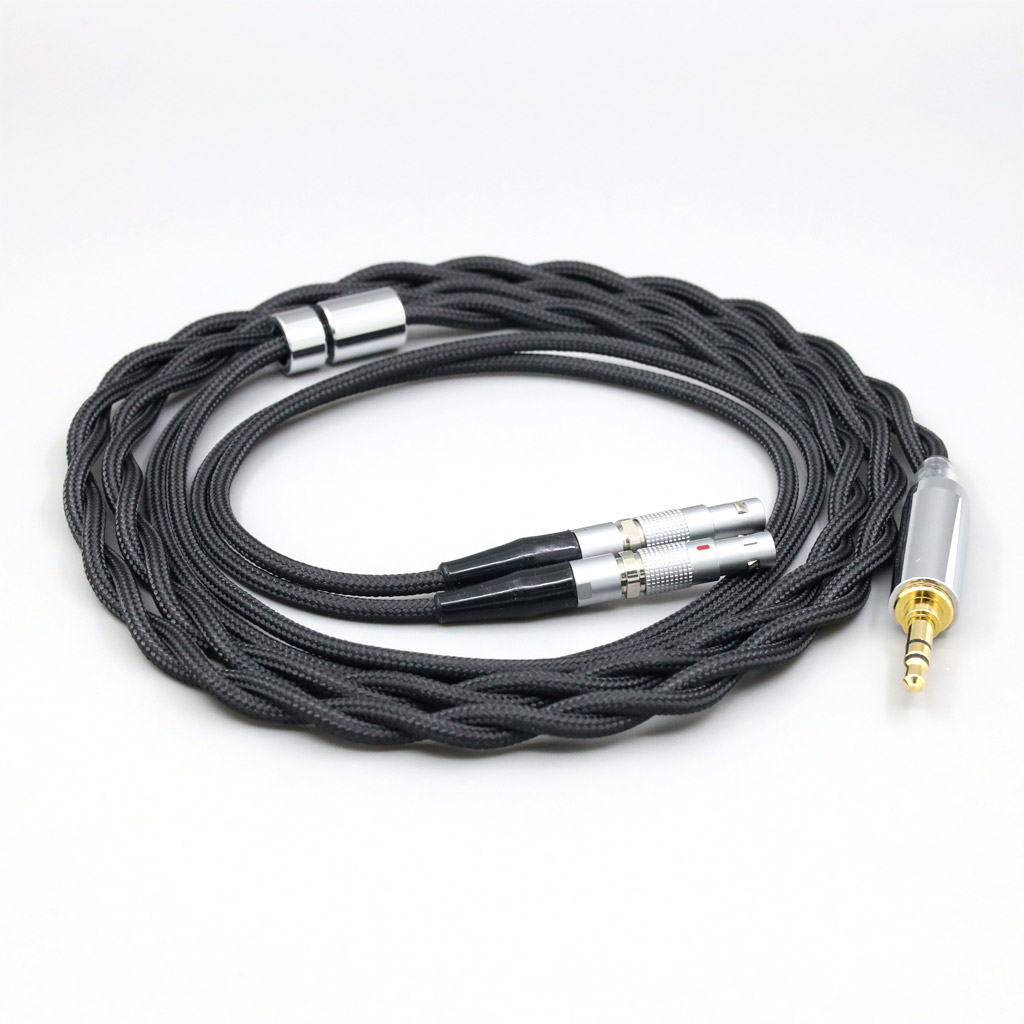 Nylon 99% Pure Silver Palladium Graphene Gold Shield Cable For Ultrasone Veritas Jubilee 25E 15 Edition ED 8EX