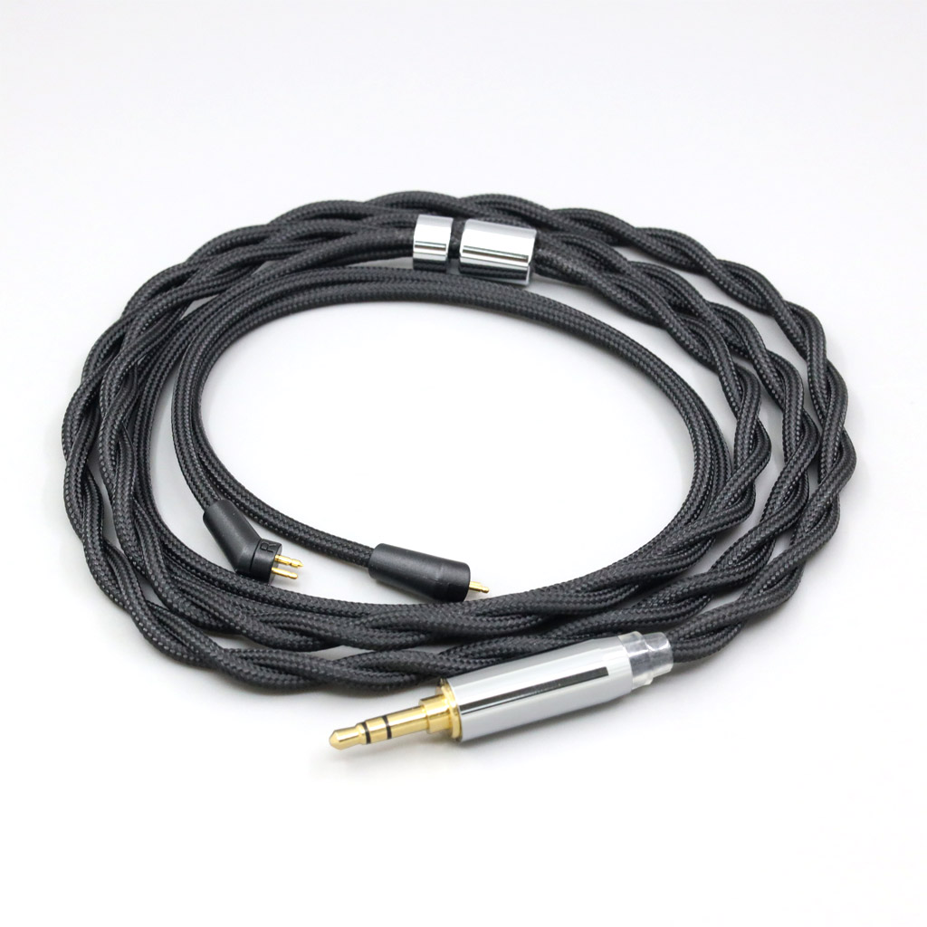 Nylon 99% Pure Silver Palladium Graphene Gold Shield Cable For Etymotic ER4B ER4PT ER4S ER6I ER4 2pin