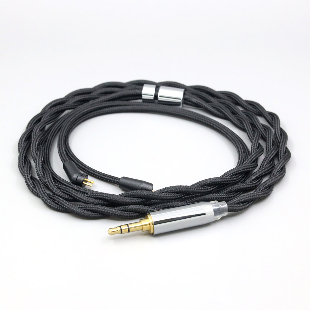 Nylon 99% Pure Silver Palladium Graphene Gold Shield Cable For Etymotic ER4B ER4PT ER4S ER6I ER4 2pin