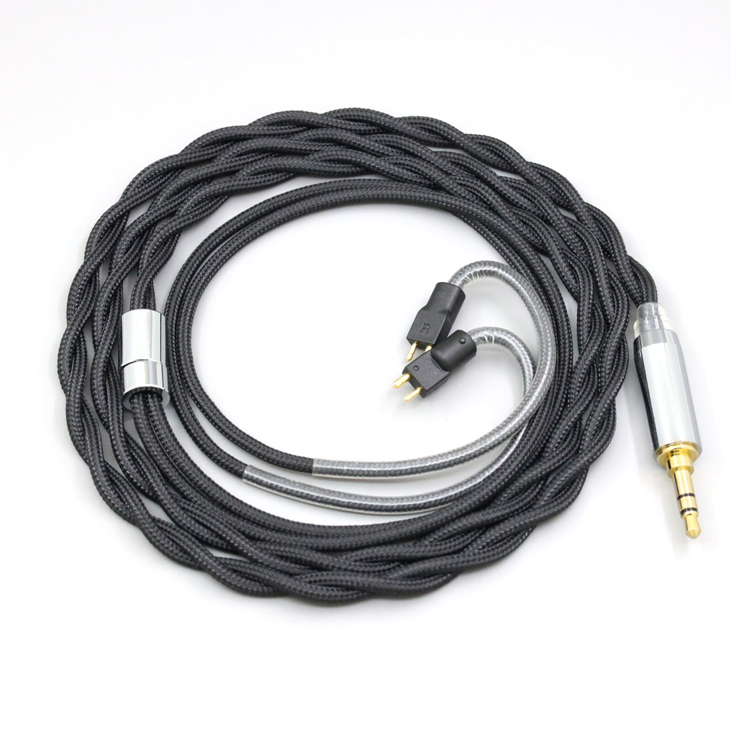 Nylon 99% Pure Silver Palladium Graphene Gold Shield Cable For Fitear To Go! 334 private c435 mh334 Jaben 111(F111) MH333