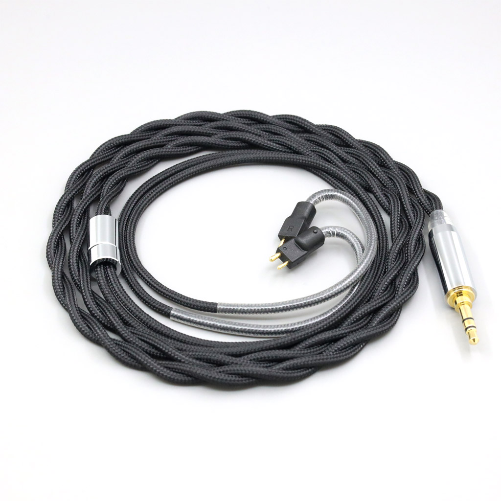 Nylon 99% Pure Silver Palladium Graphene Gold Shield Cable For Fitear To Go! 334 private c435 mh334 Jaben 111(F111) MH333