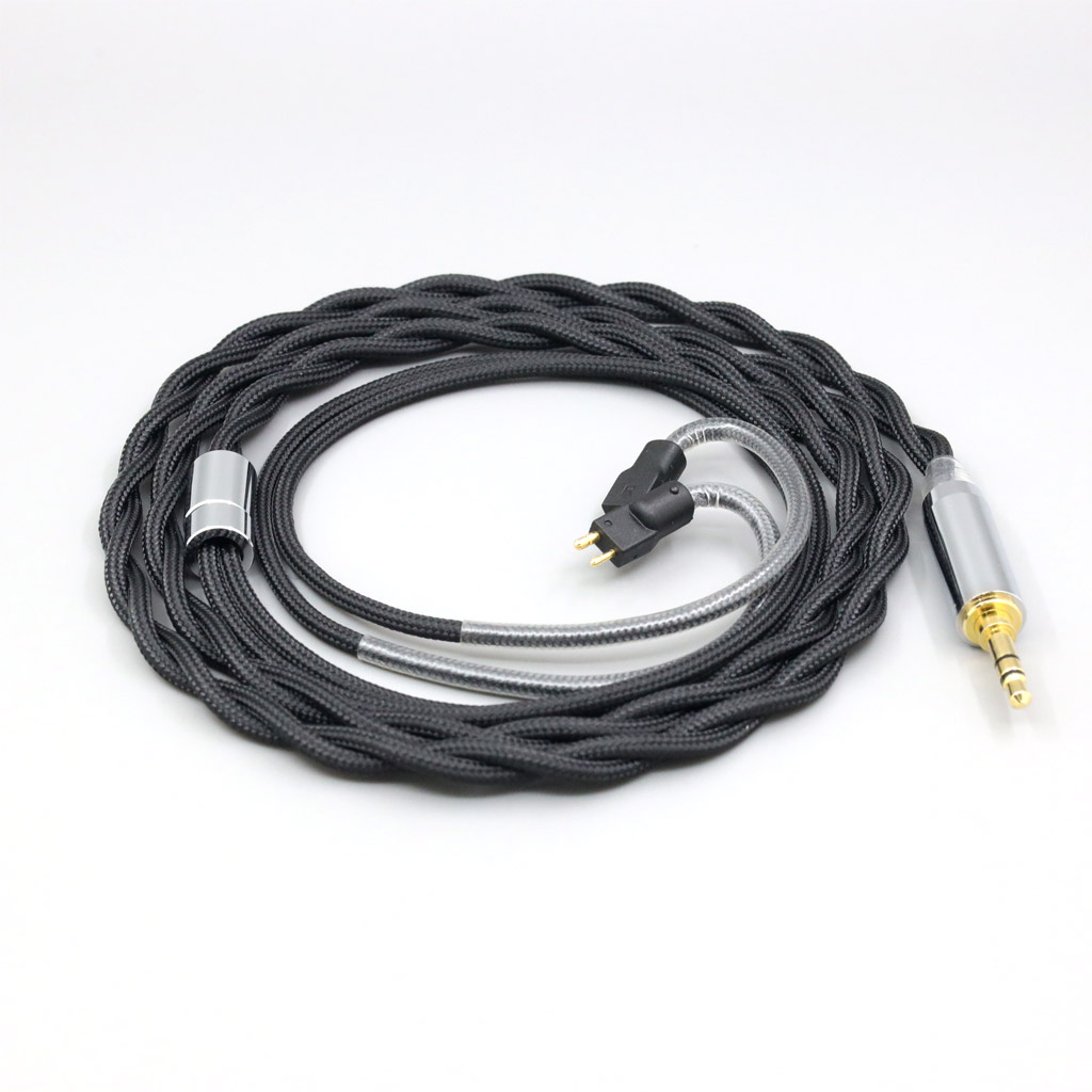 Nylon 99% Pure Silver Palladium Graphene Gold Shield Cable For Fitear To Go! 334 private c435 mh334 Jaben 111(F111) MH333