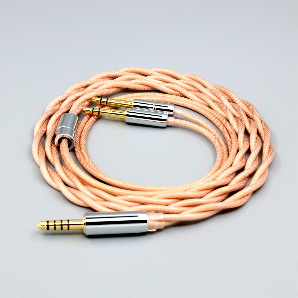 Type6 756 core Shielding 7n Litz OCC Earphone Cable For Final Audio D8000 AFDS pro Design Pandora Hope vi
