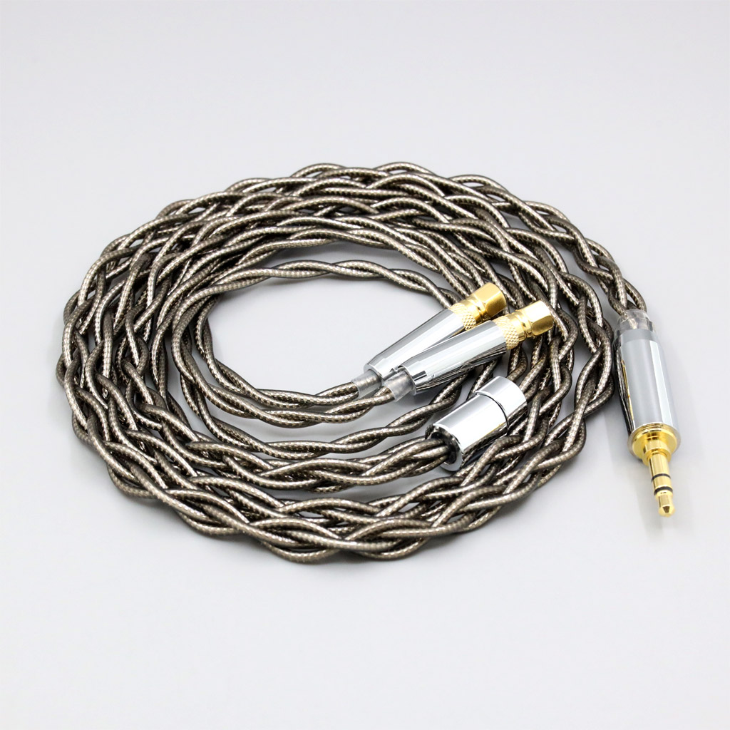 99% Pure Silver Palladium + Graphene Gold Earphone Shielding Cable For HiFiMan HE400 HE5 HE6 HE300 HE4 HE500 HE6 Headphone 