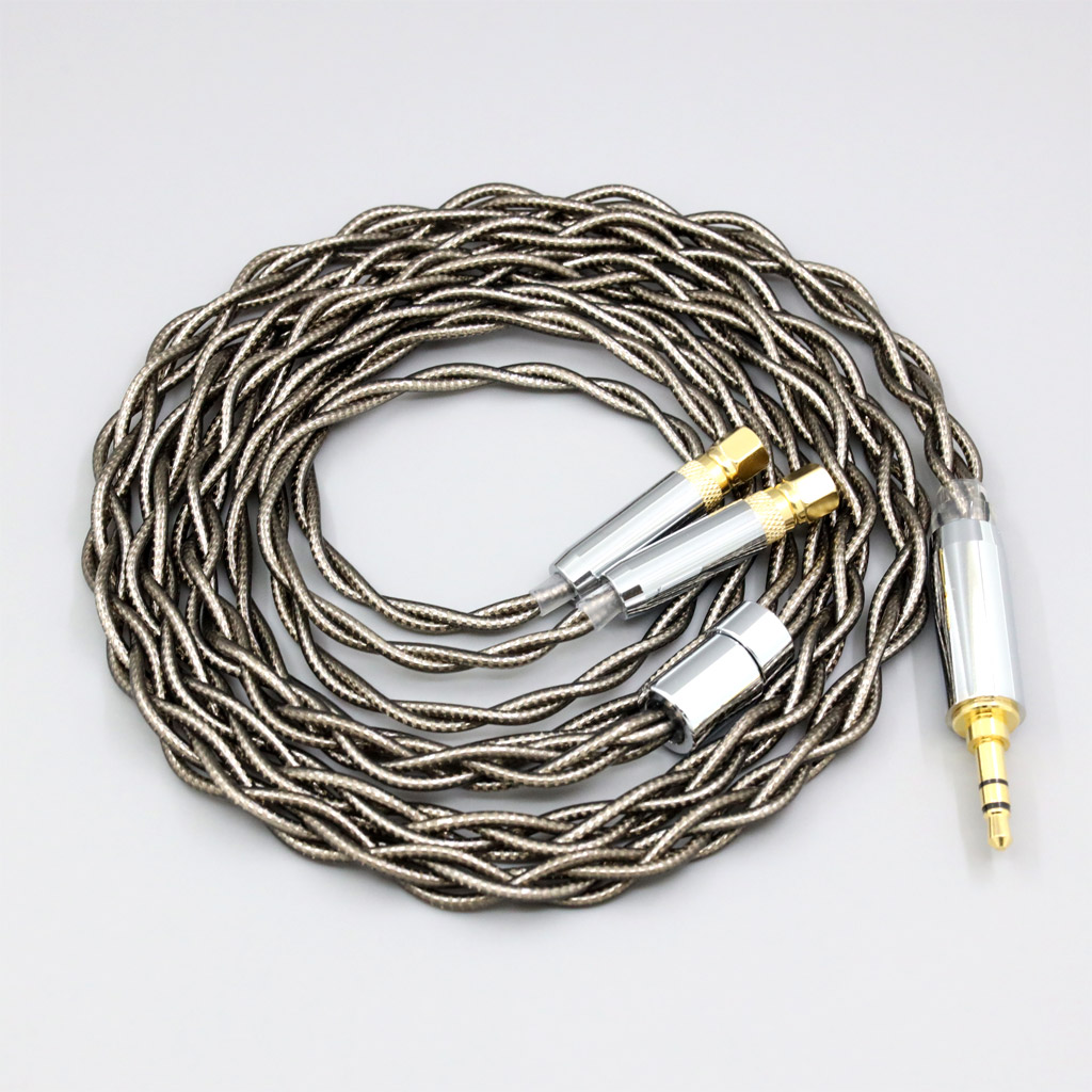 99% Pure Silver Palladium + Graphene Gold Earphone Shielding Cable For HiFiMan HE400 HE5 HE6 HE300 HE4 HE500 HE6 Headphone 