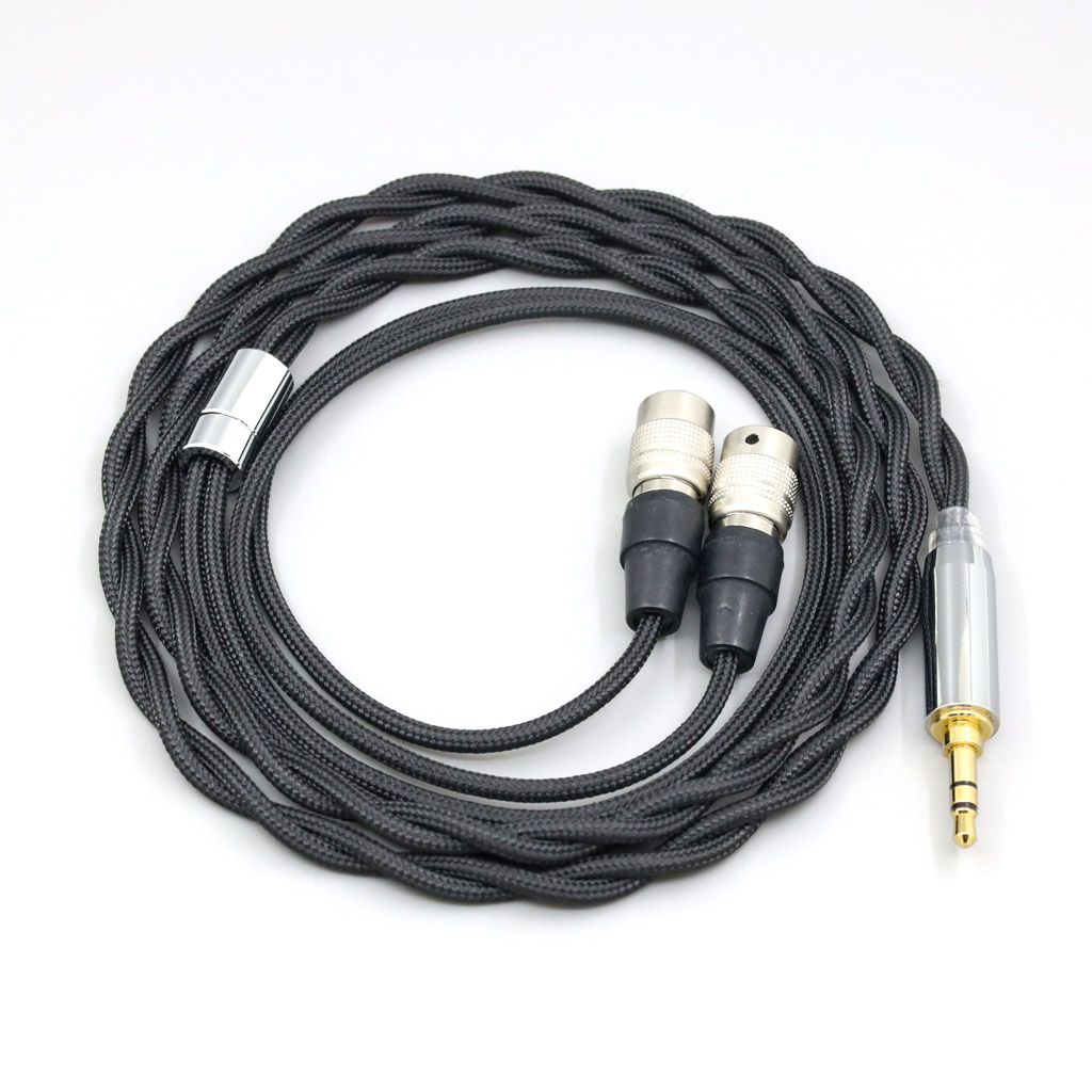 Nylon 99% Pure Silver Palladium Graphene Gold Shield Cable For Mr Speakers Alpha Dog Ether C Flow Mad Dog AEON